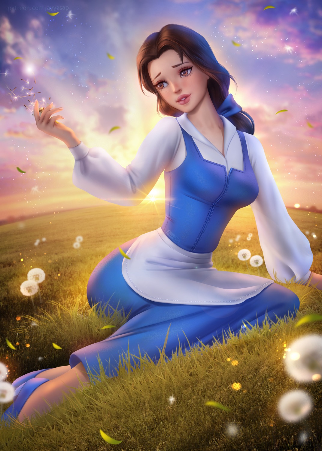 ayyasap, beauty_and_the_beast, belle_(disney), dress, heels