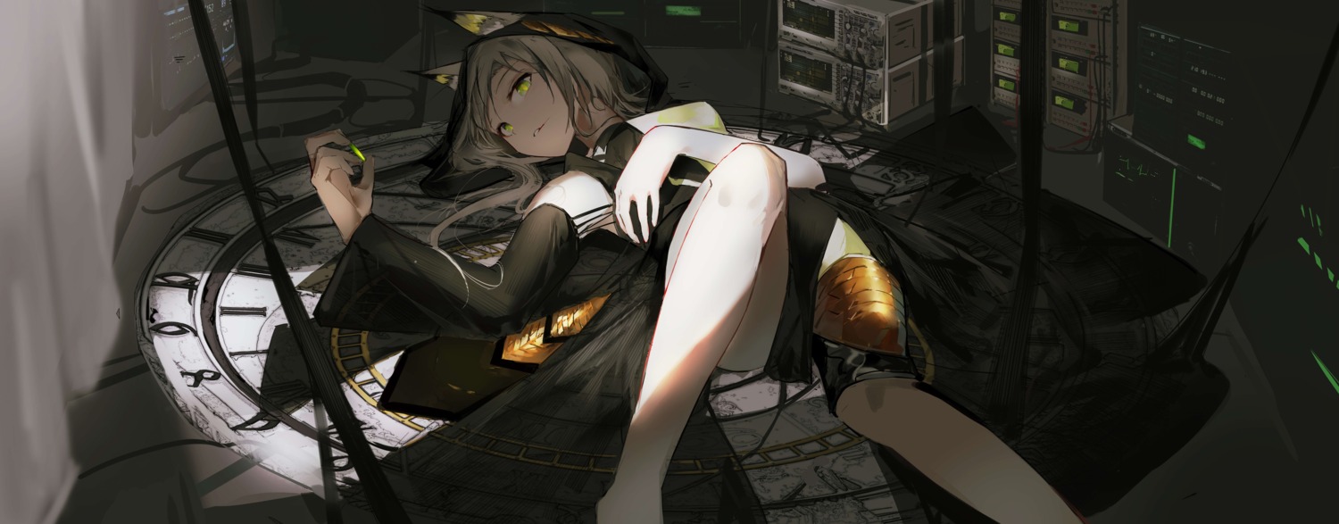 animal_ears, arknights, kal'tsit_(arknights), mackia