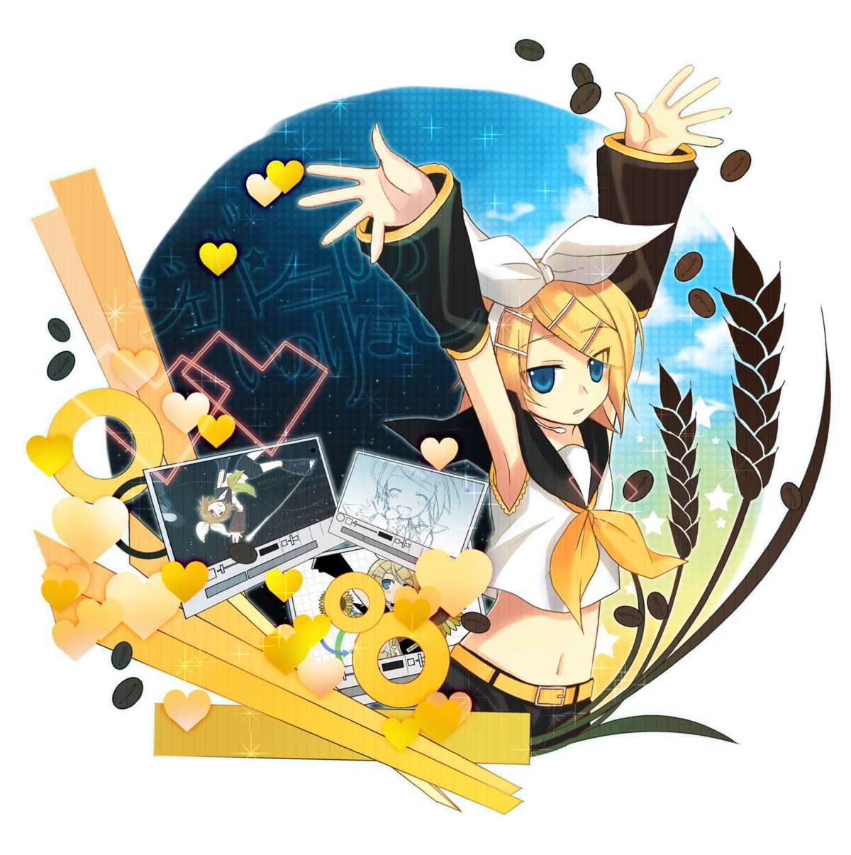 kagamine_rin, tamura_hiro, vocaloid