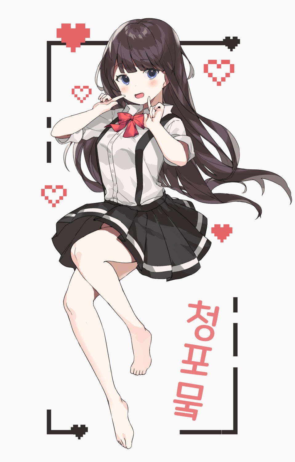 gogoco, maplestory, seifuku, skirt_lift