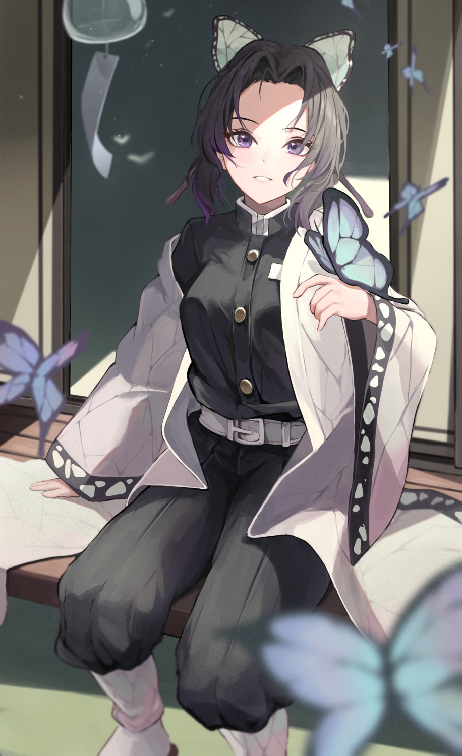 harui_(huruyi_817), japanese_clothes, kimetsu_no_yaiba, kochou_shinobu, uniform