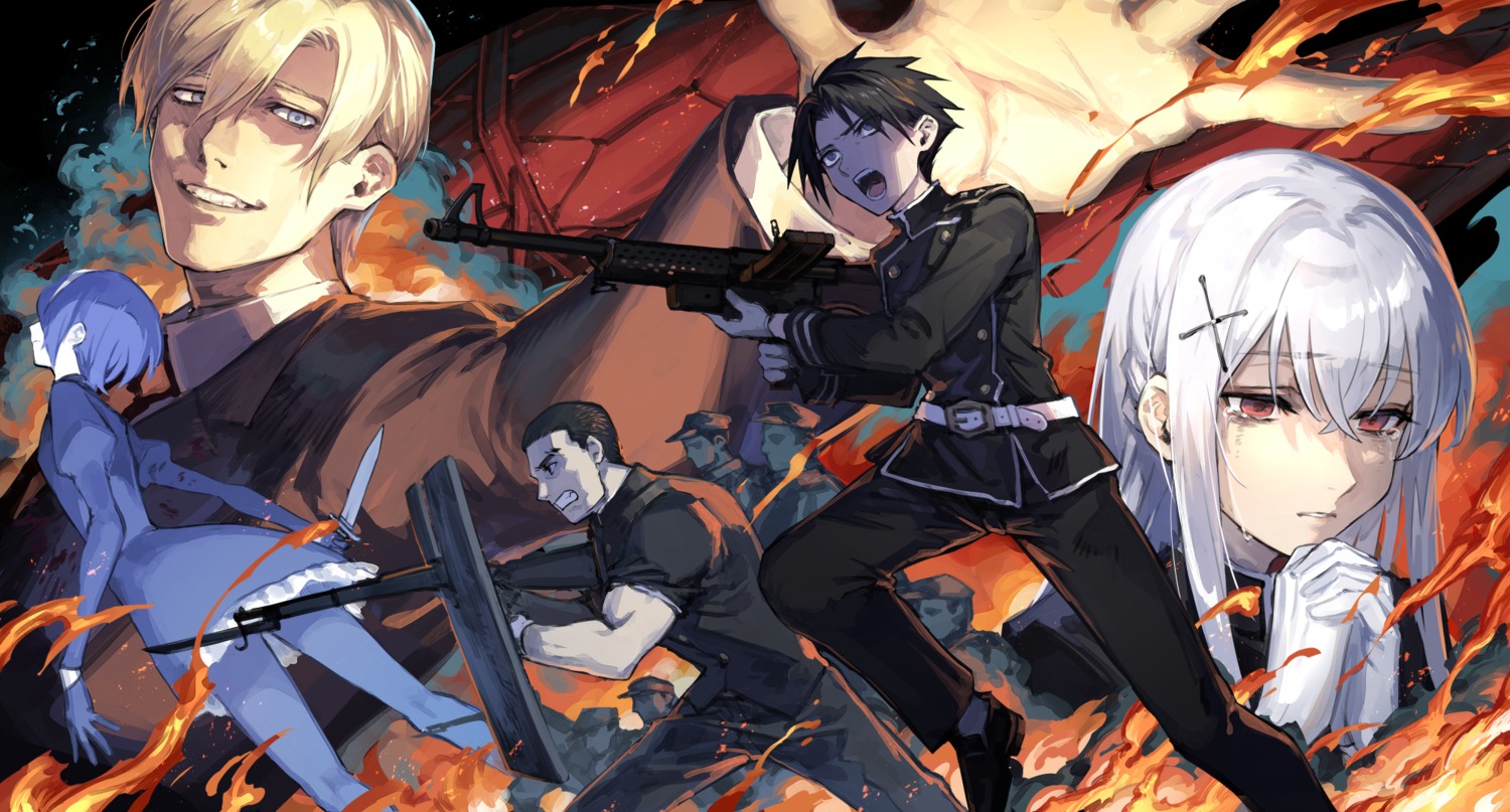 gun, mephist, propeller-opera, uniform