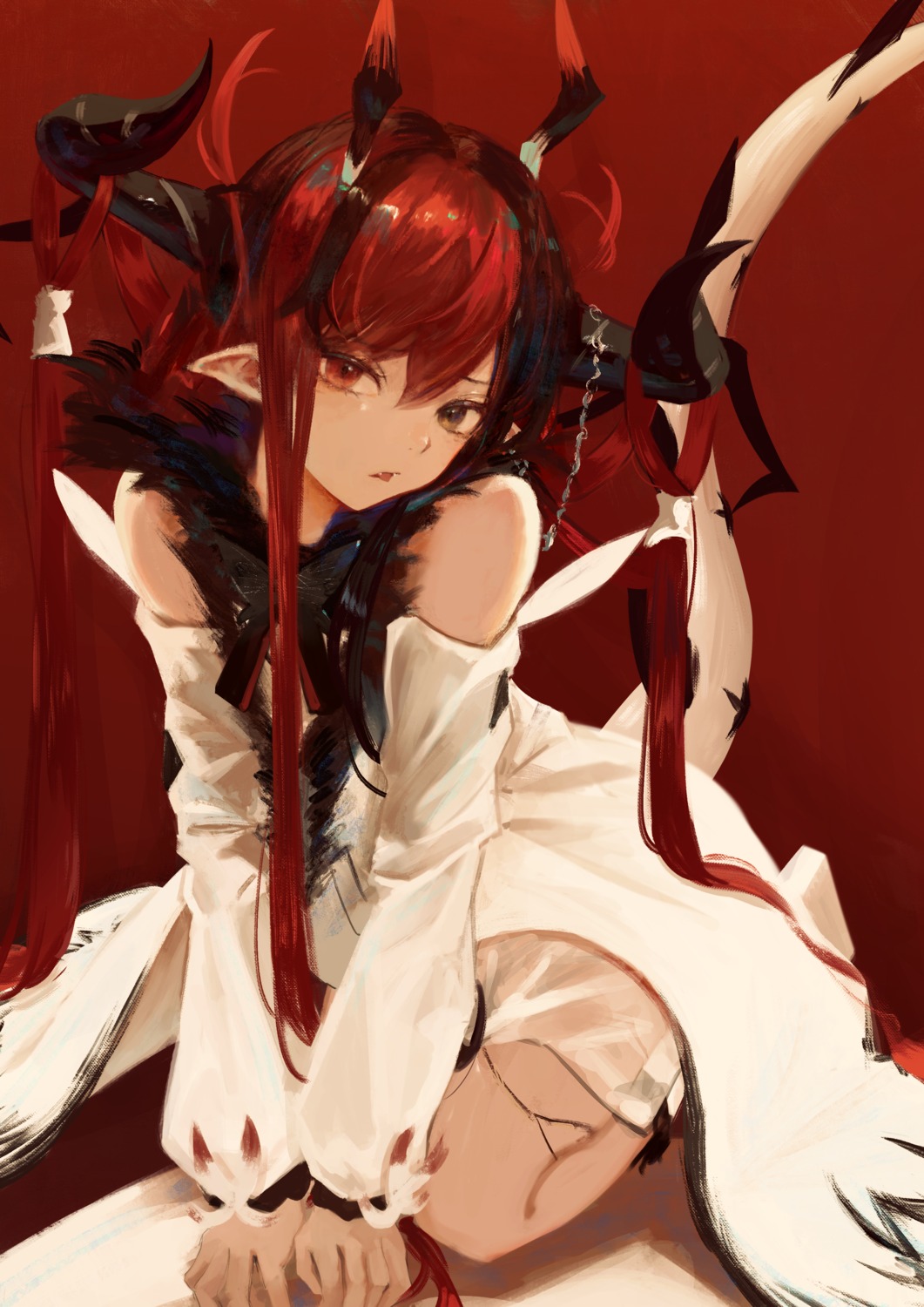 7ife, alchemy_stars, horns, pointy_ears, see_through, sketch, tail