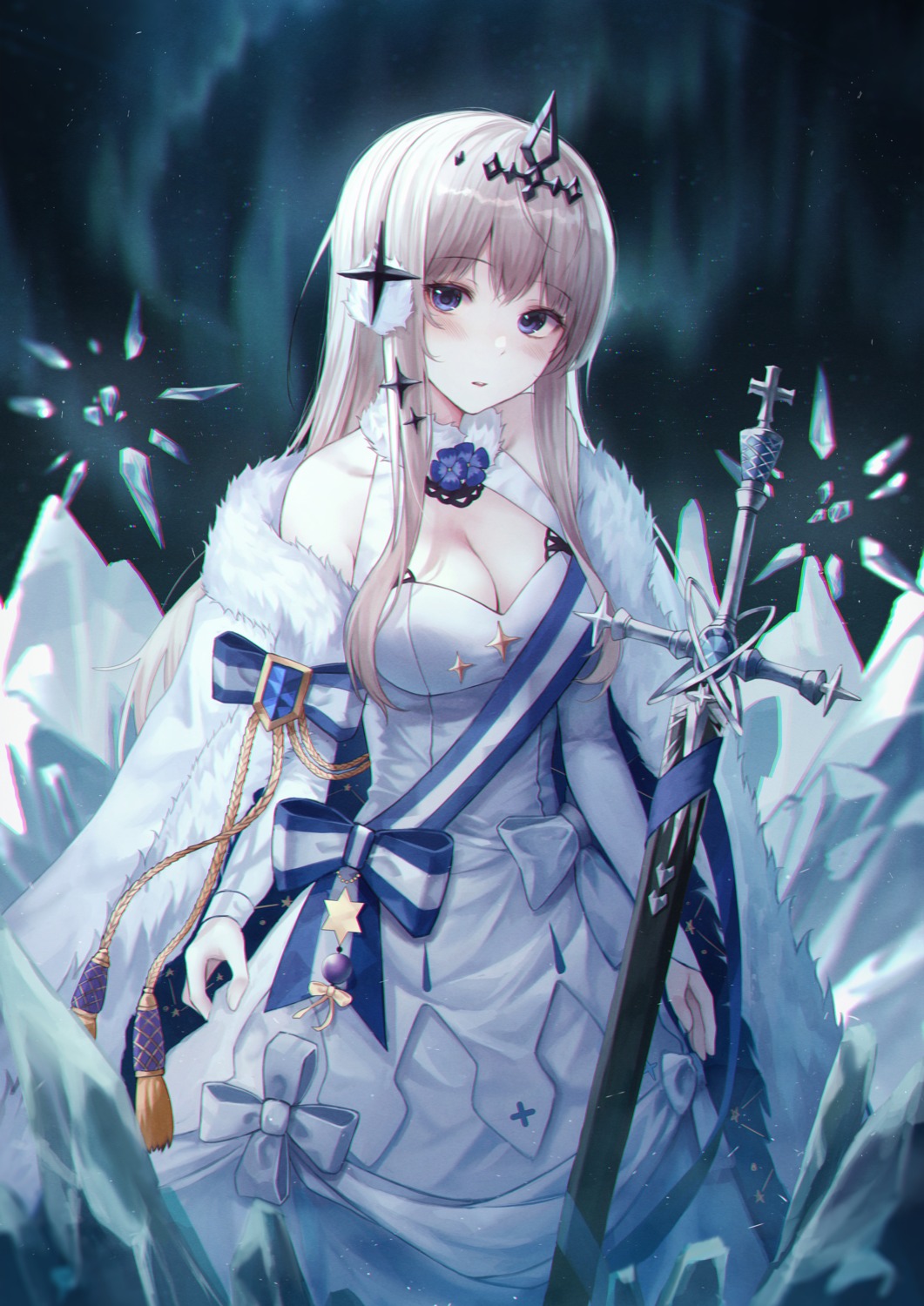 alchemy_stars, bethlehem_(alchemy_stars), darang, dress, sword