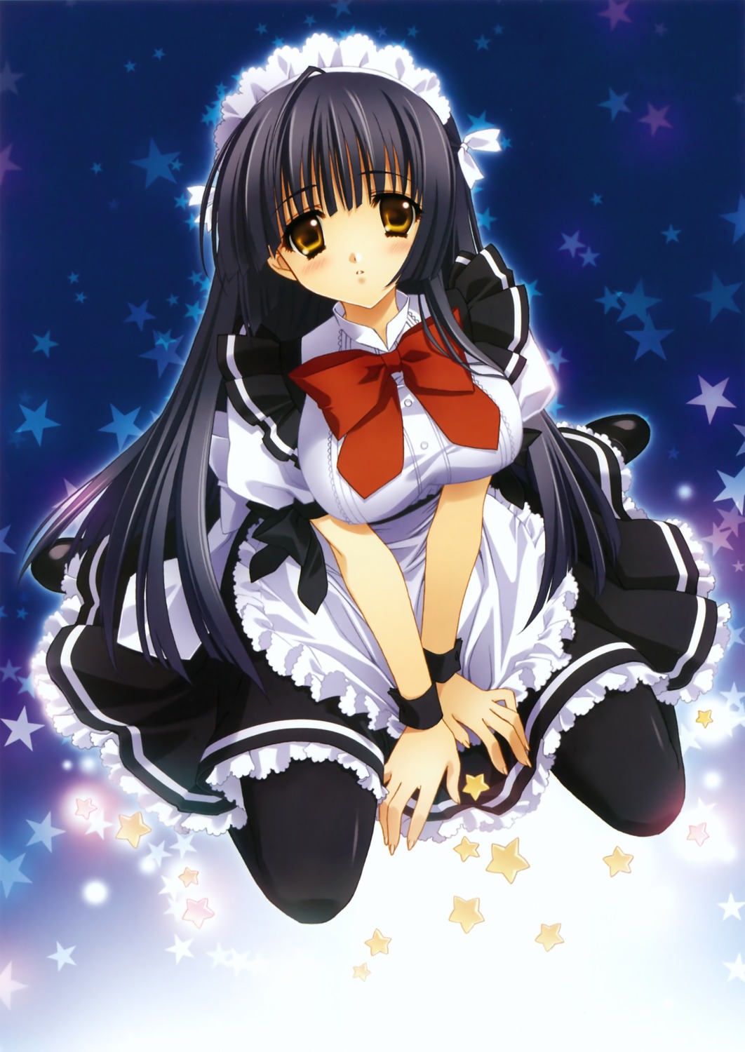 carnelian, himenomiya_kaguya, maid, stellar_theater
