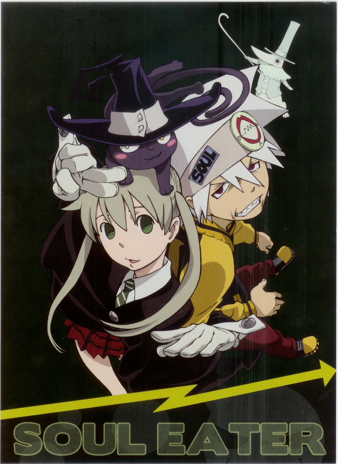 blair, excalibur, maka_albarn, soul_eater, soul_eater_(character)