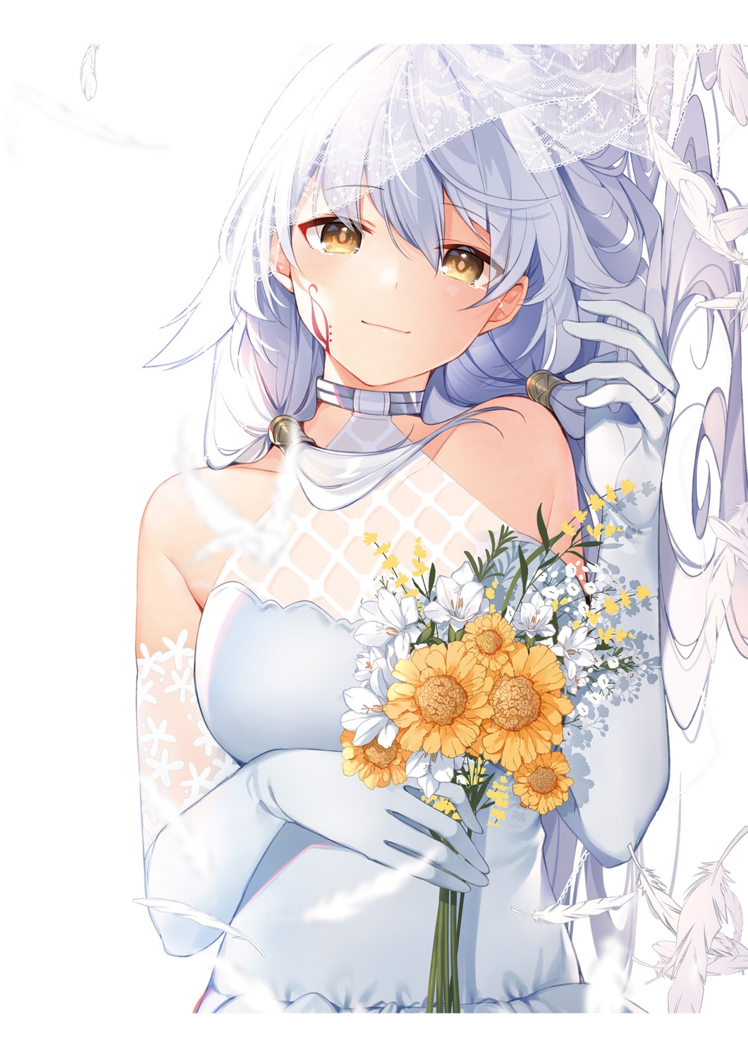 dress, mishima_kurone, rokudenashi_majutsu_koushi_to_akashic_record, sara_silvers, wedding_dress