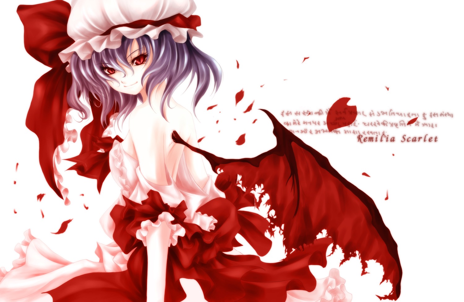 kito_bn, remilia_scarlet, touhou, wings
