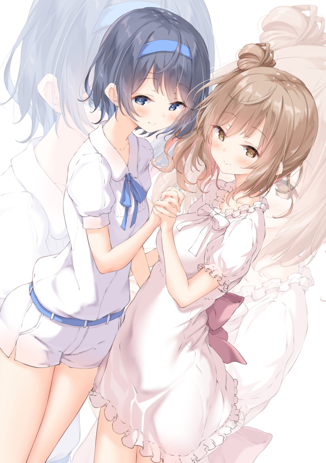 cevio, dress, satou_sasara, suzuki_tsudumi, ukiwakisen, yuri