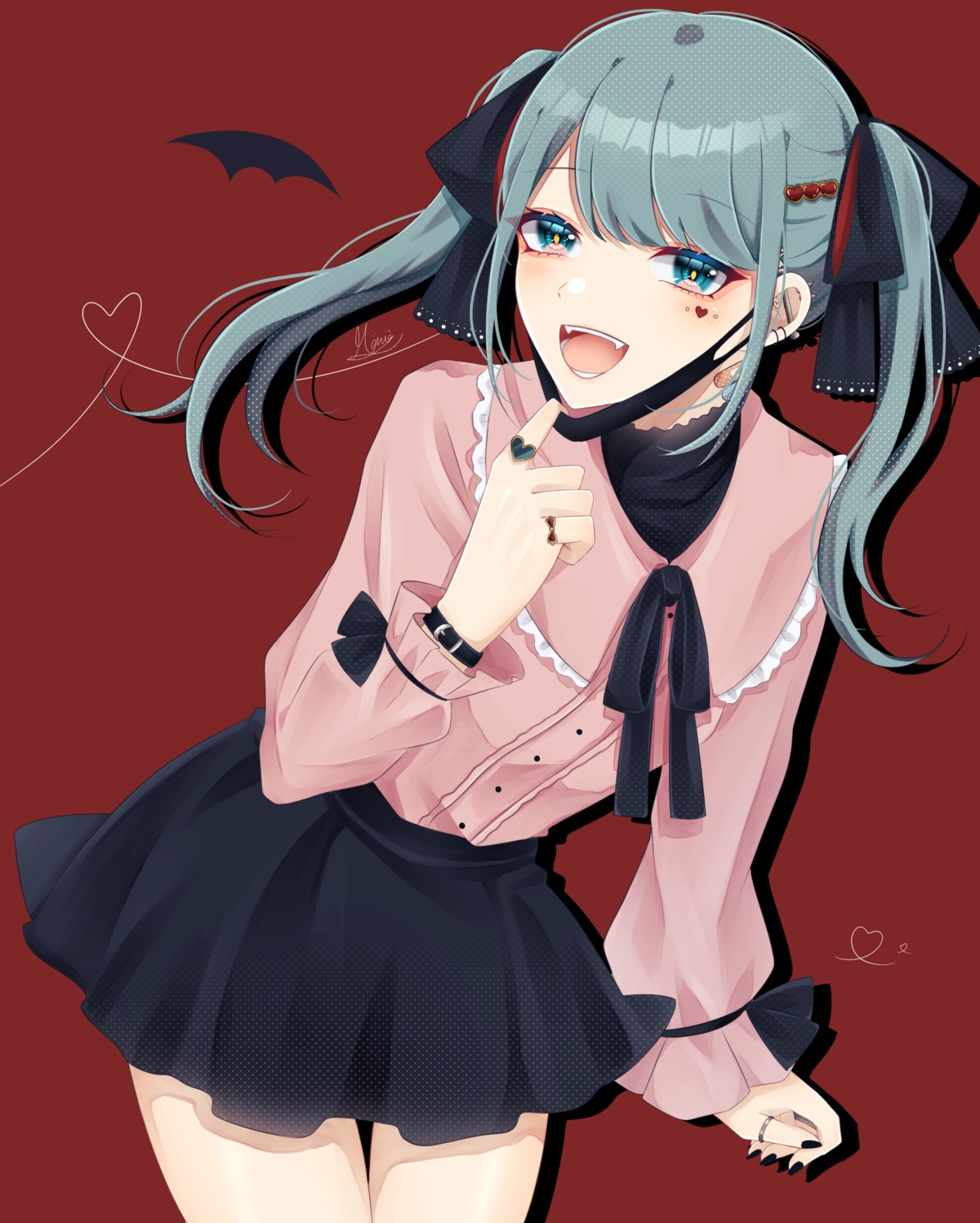 hatsune_miku, mm_uw, tattoo, vampire_(vocaloid), vocaloid