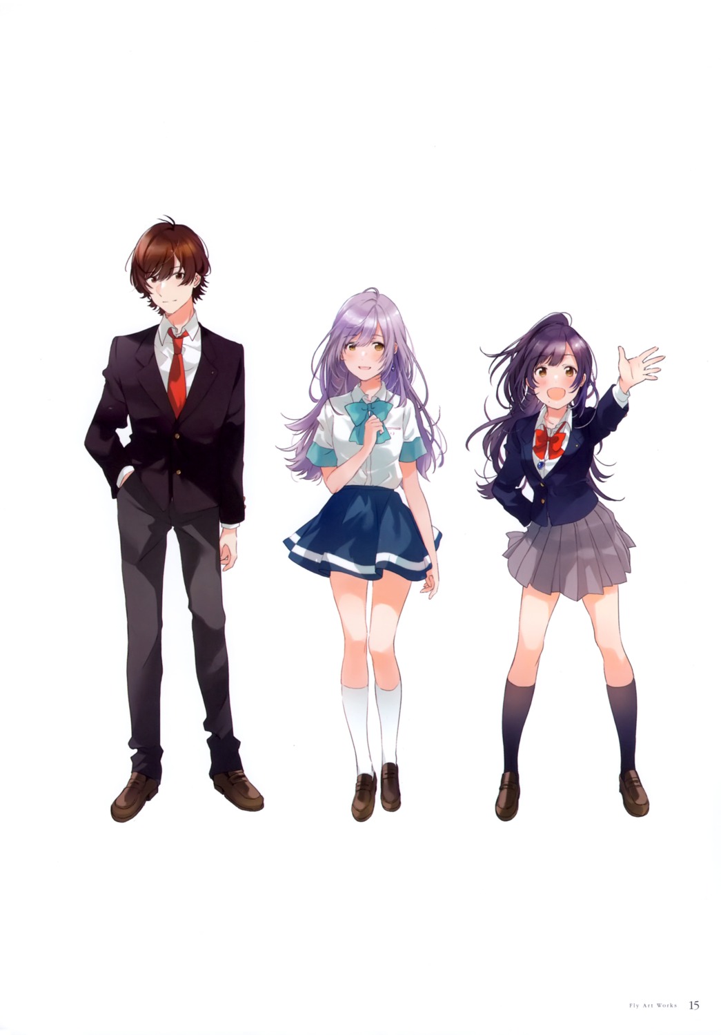 aoi_yuito, fly, irozuku_sekai_no_ashita_kara, seifuku, skirt_lift, tsukishiro_hitomi, tsukishiro_kohaku