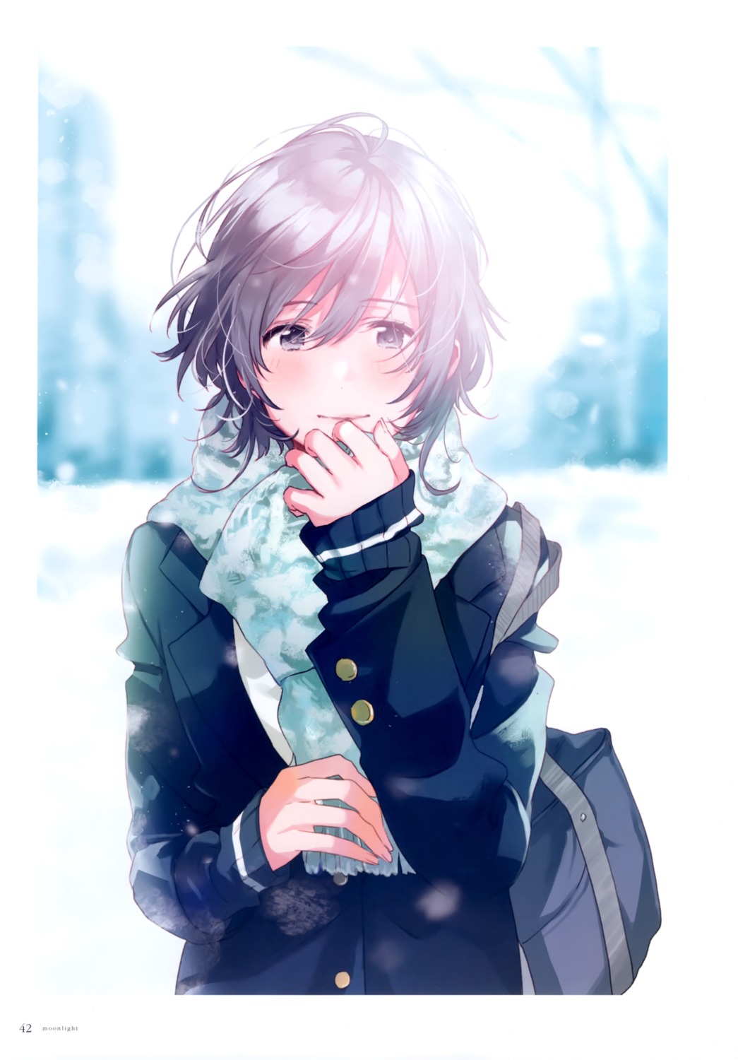 fly, jaku-chara_tomozaki-kun, kikuchi_fuuka, seifuku, sweater