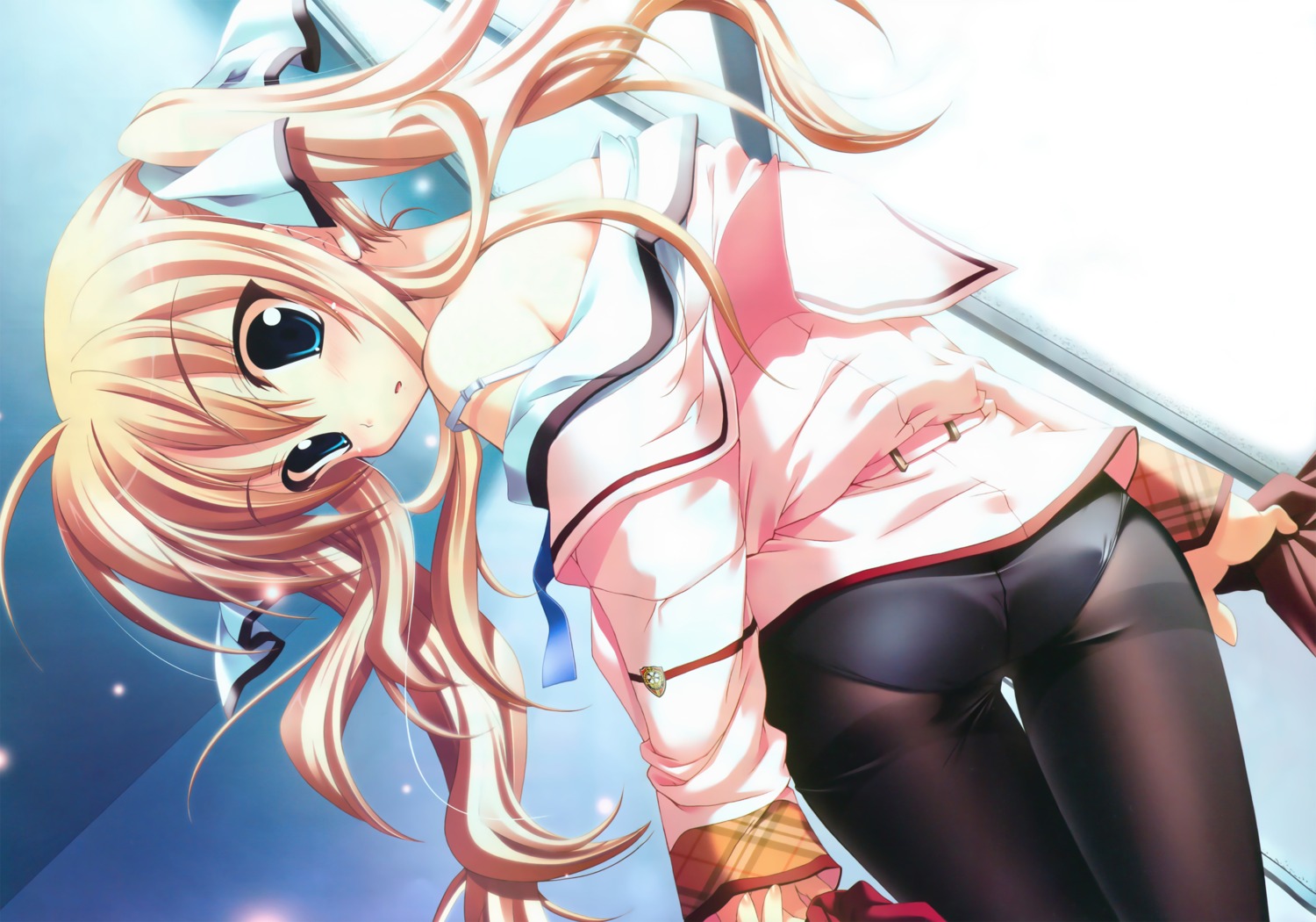 ass, fixed, fizz, kanna, lydie_de_le_fehver, pantsu, pantyhose, sakura_tale, seifuku