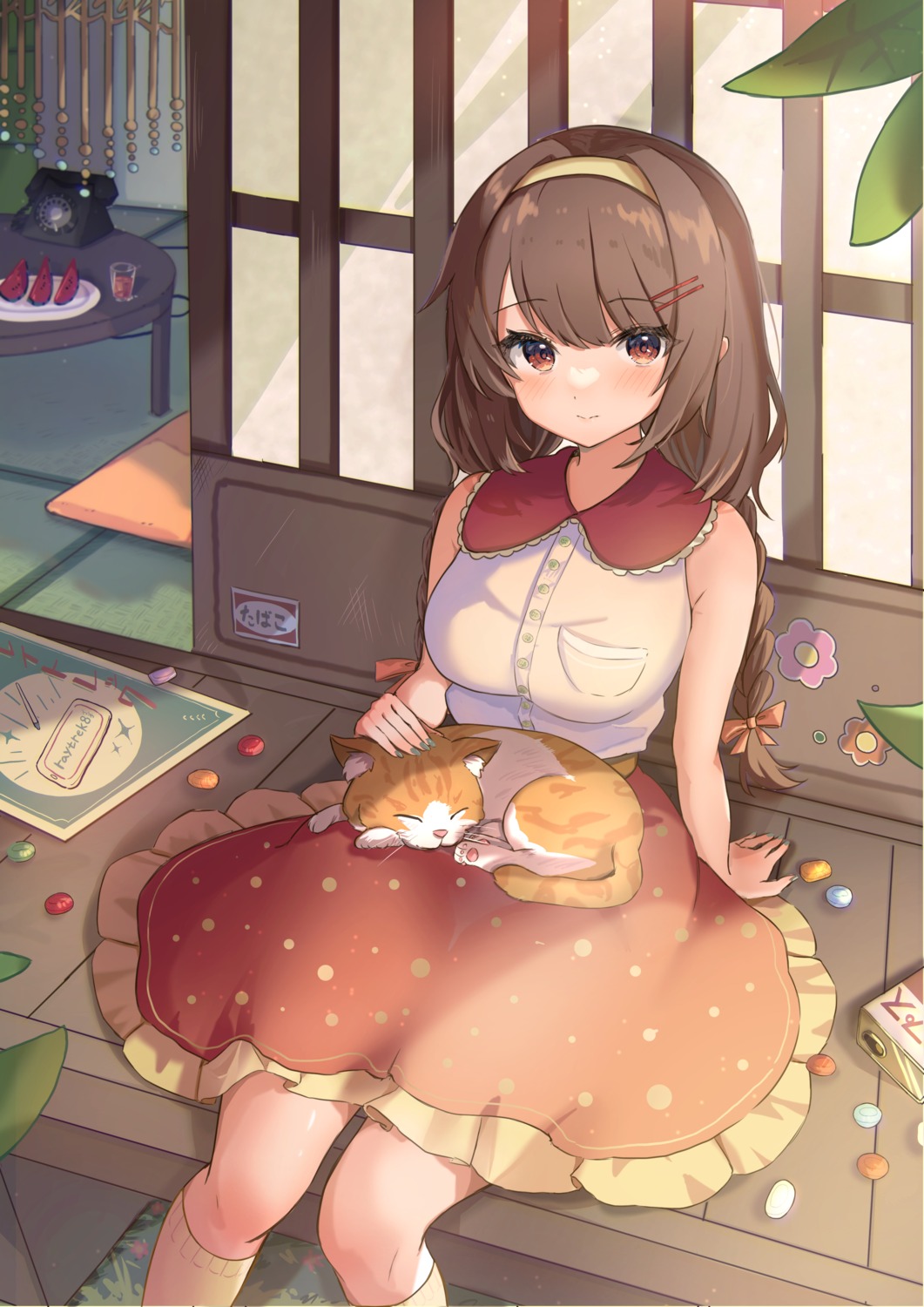 amefukura_art, neko