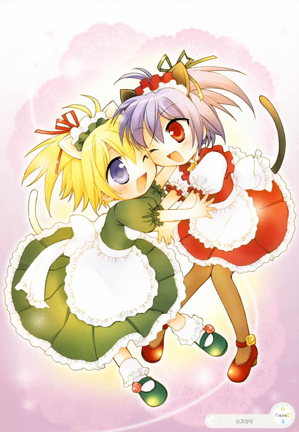 animal_ears, black_lemon-chan, lemon-chan, maid, melonbooks, melongirls, mizutama, nekomimi