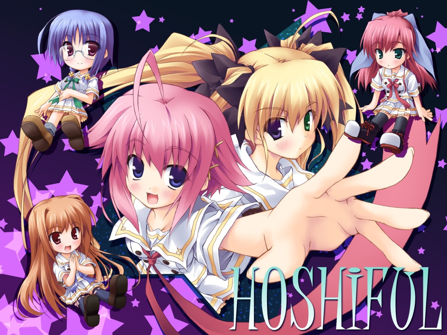 futaba_hinata, hoshiful, hoshikawa_ruka, kusuhara_kotone, minase_(dragon_panda), suzuki_ryumi, takatsuka_mizuki, wallpaper