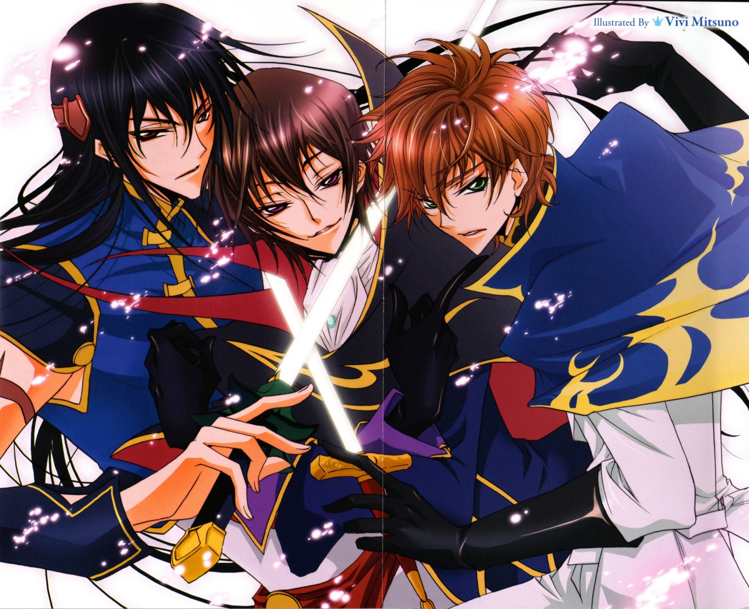 code_geass, crease, fixme, kururugi_suzaku, lelouch_lamperouge, li_xingke, male, mitsuno_vivi