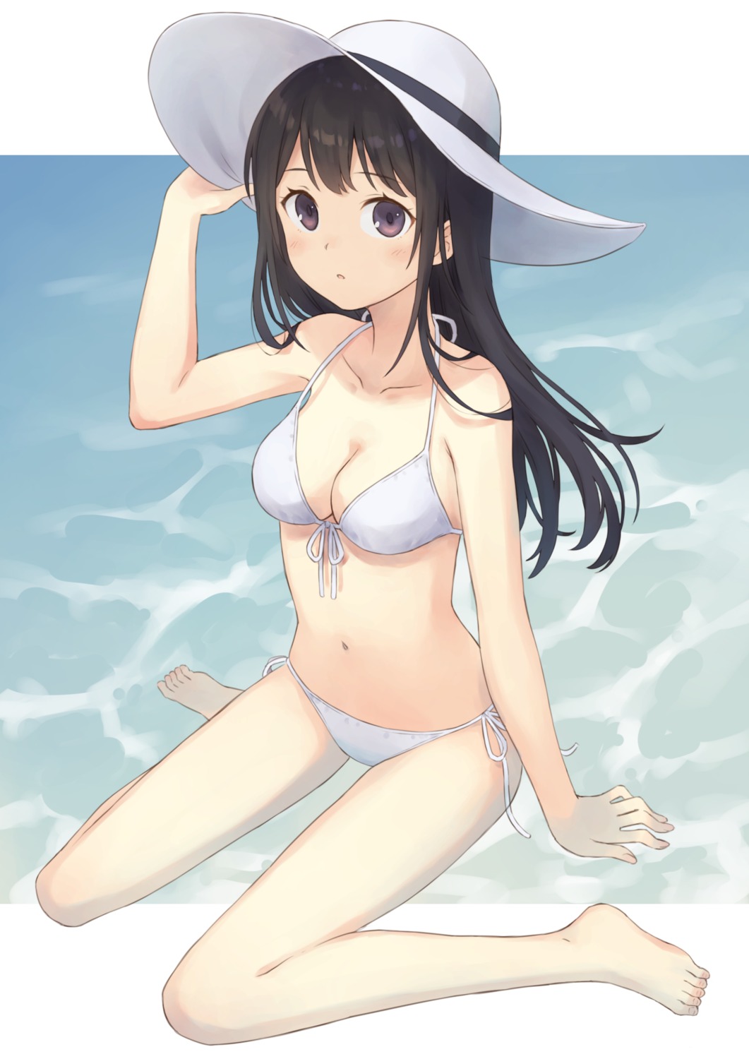 104_(artist), bikini, swimsuits, wet