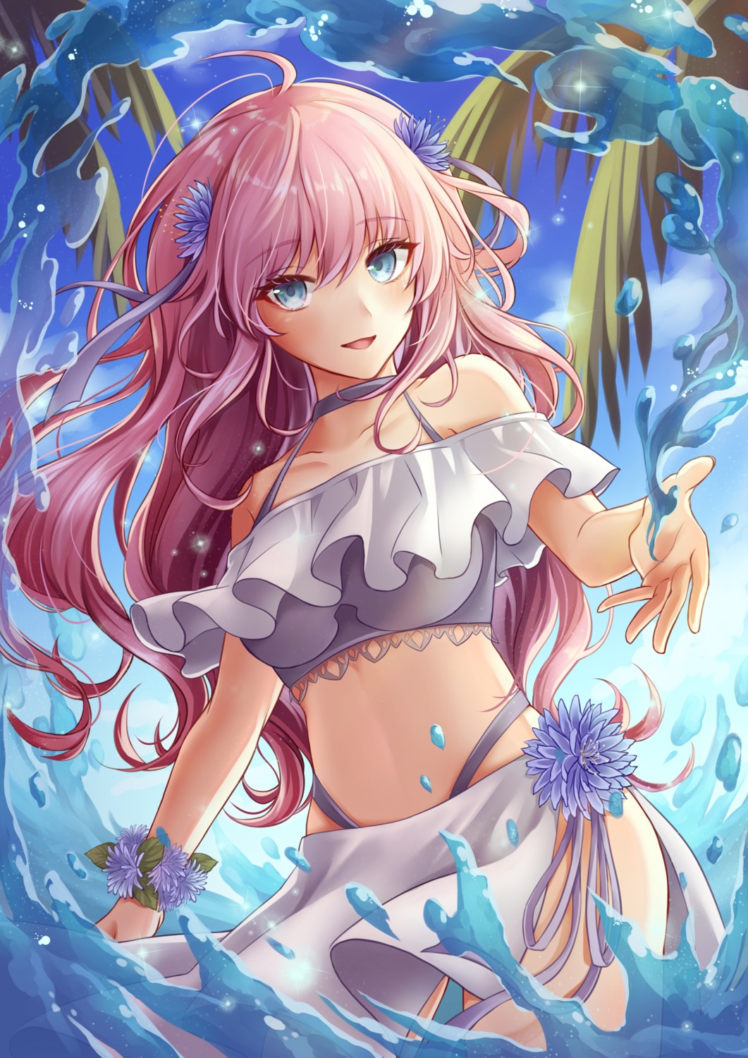 bikini, ositi0528, skirt_lift, swimsuits, wet