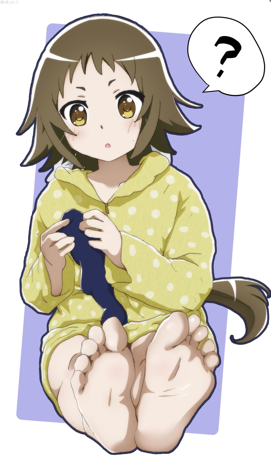 feet, mikakunin_de_shinkoukei, mitsumine_mashiro, pajama, sl8-all