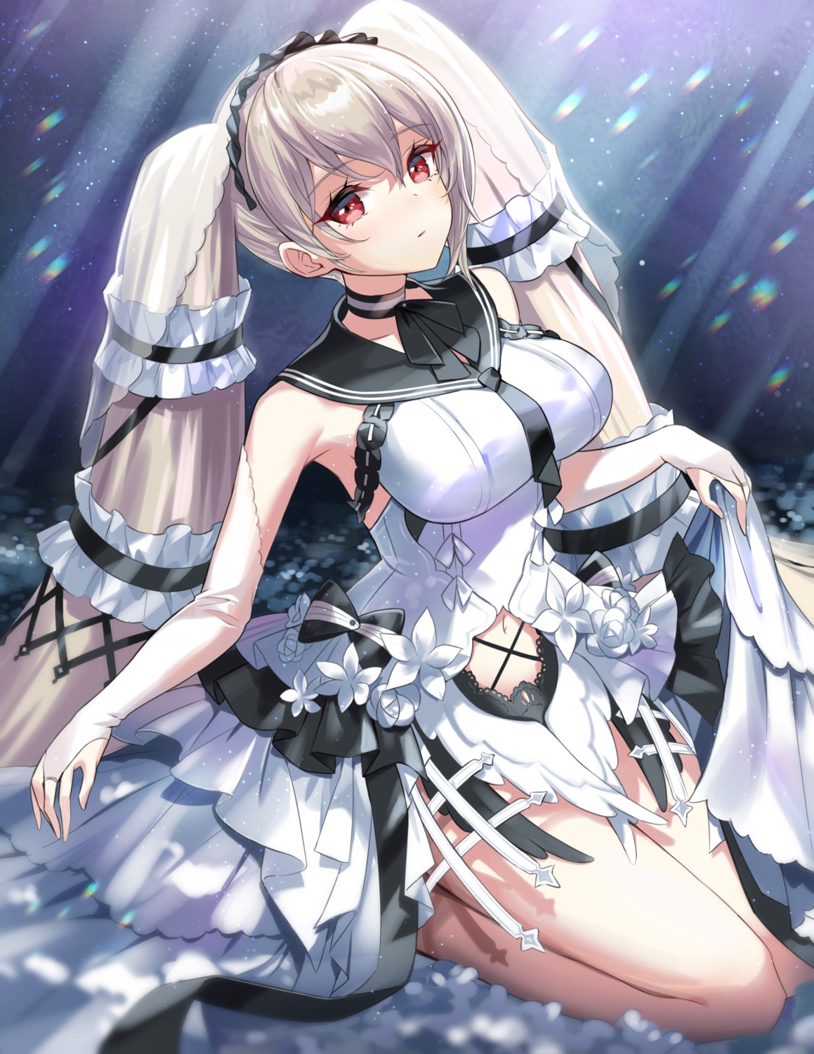 azur_lane, formidable_(azur_lane), gothic_lolita, kiki-yu, lolita_fashion, skirt_lift