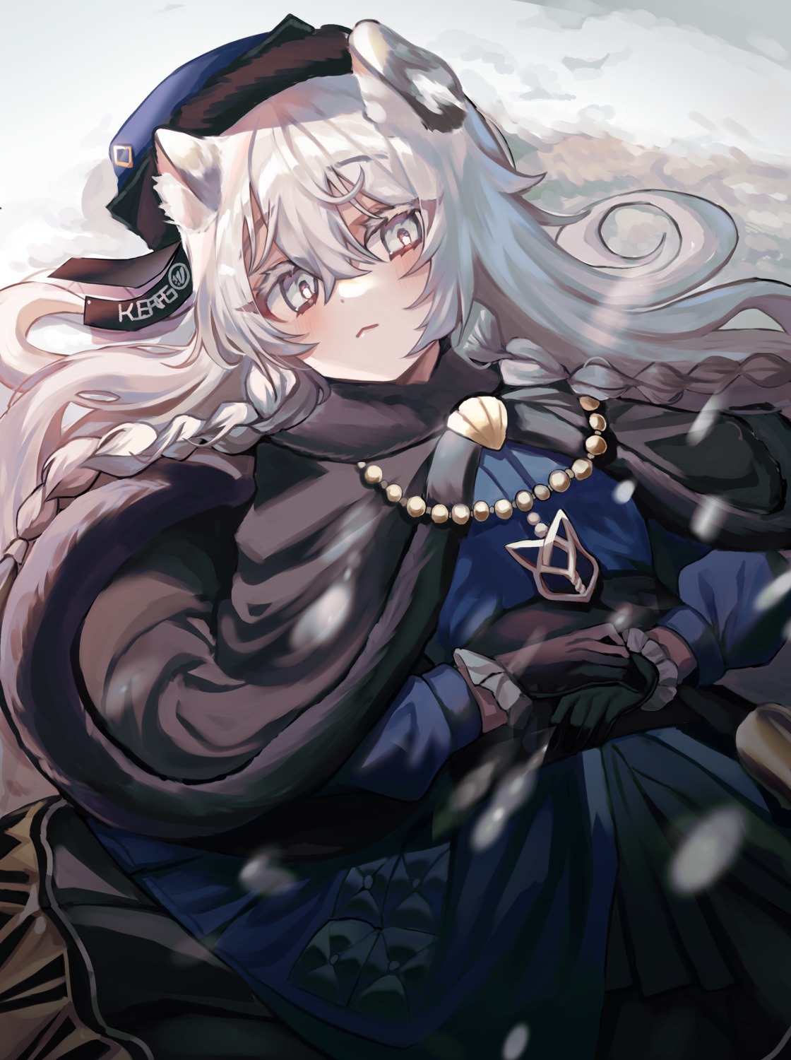 animal_ears, arknights, pramanix_(arknights), skirt_lift, yam_(dr_yammy)