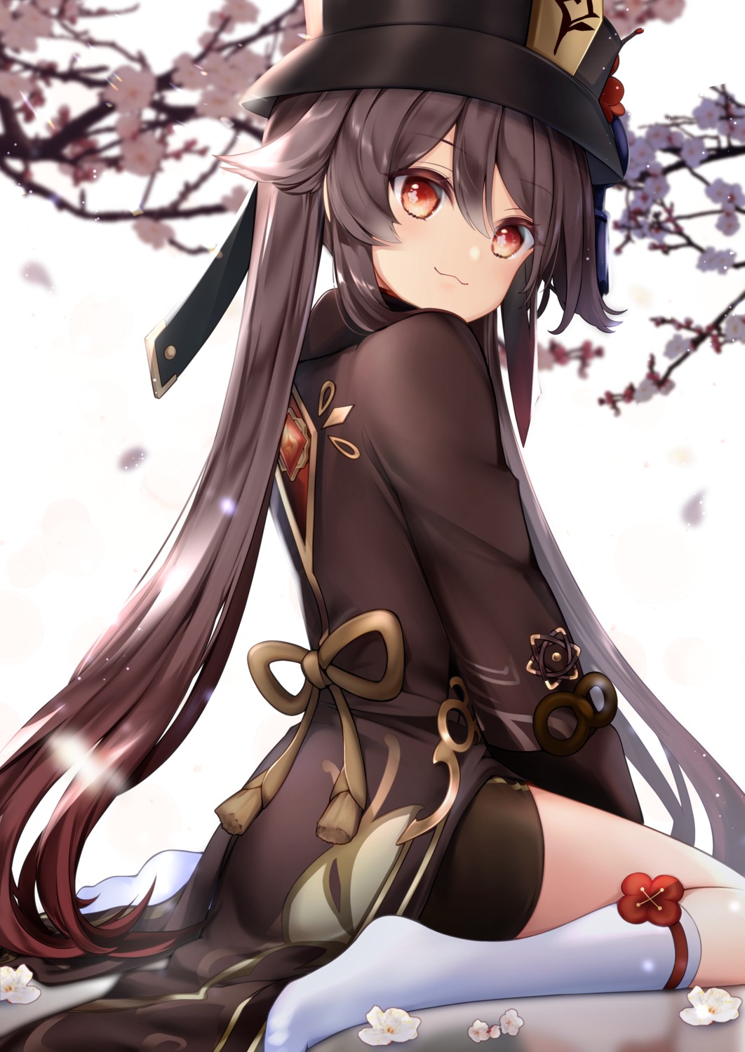 asahi_(vjss4548), asian_clothes, genshin_impact, hu_tao