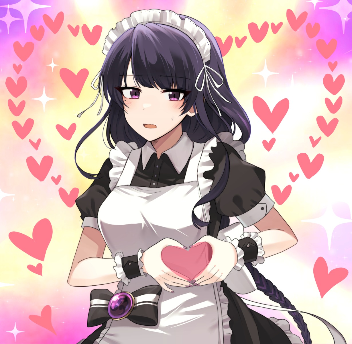 genshin_impact, lix, maid, raiden_shogun