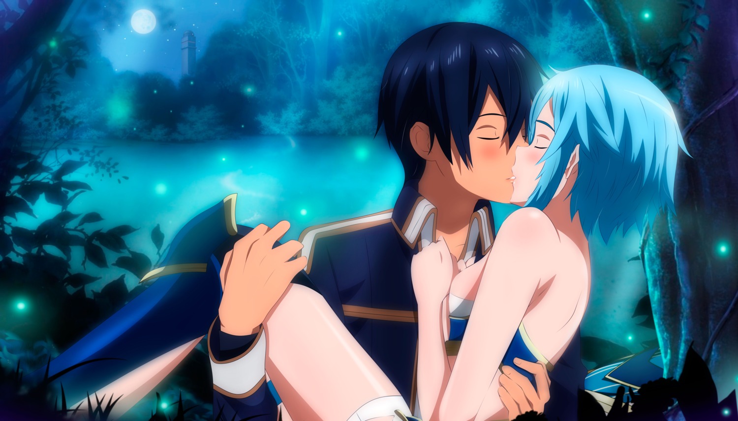 kirinonsh, kirito, no_bra, sinon, sword_art_online, sword_art_online_alicization, sword_art_online_alicization_lycoris