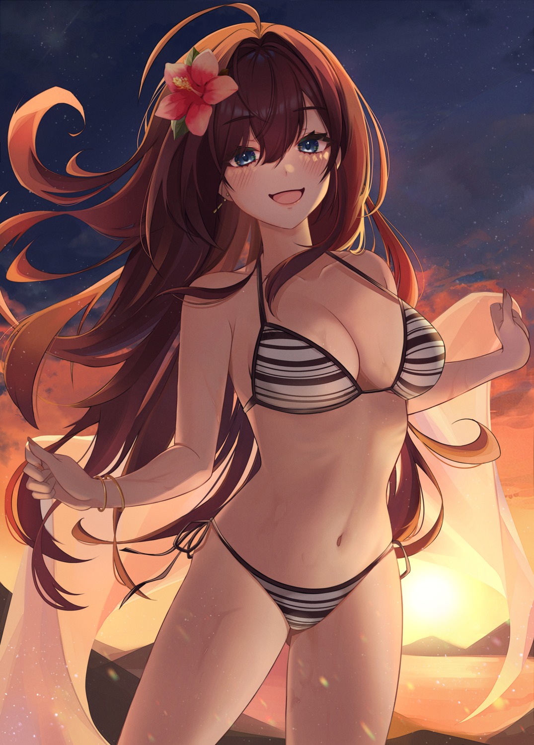 bikini, doongdang, ichinose_shiki, swimsuits, the_idolm@ster, the_idolm@ster_cinderella_girls
