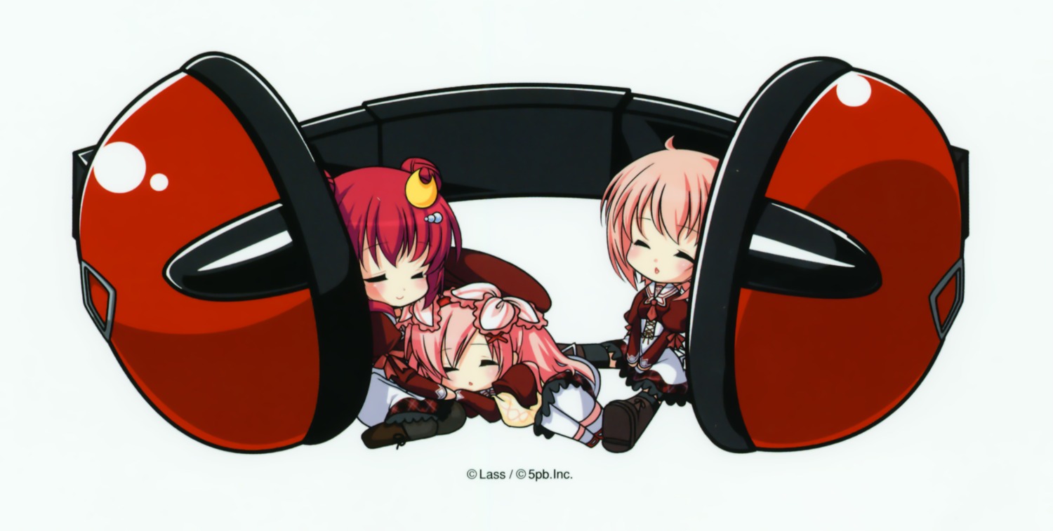 11eyes, azuma_shione, chibi, headphones, kouno_mio, lass, natsuki_kaori