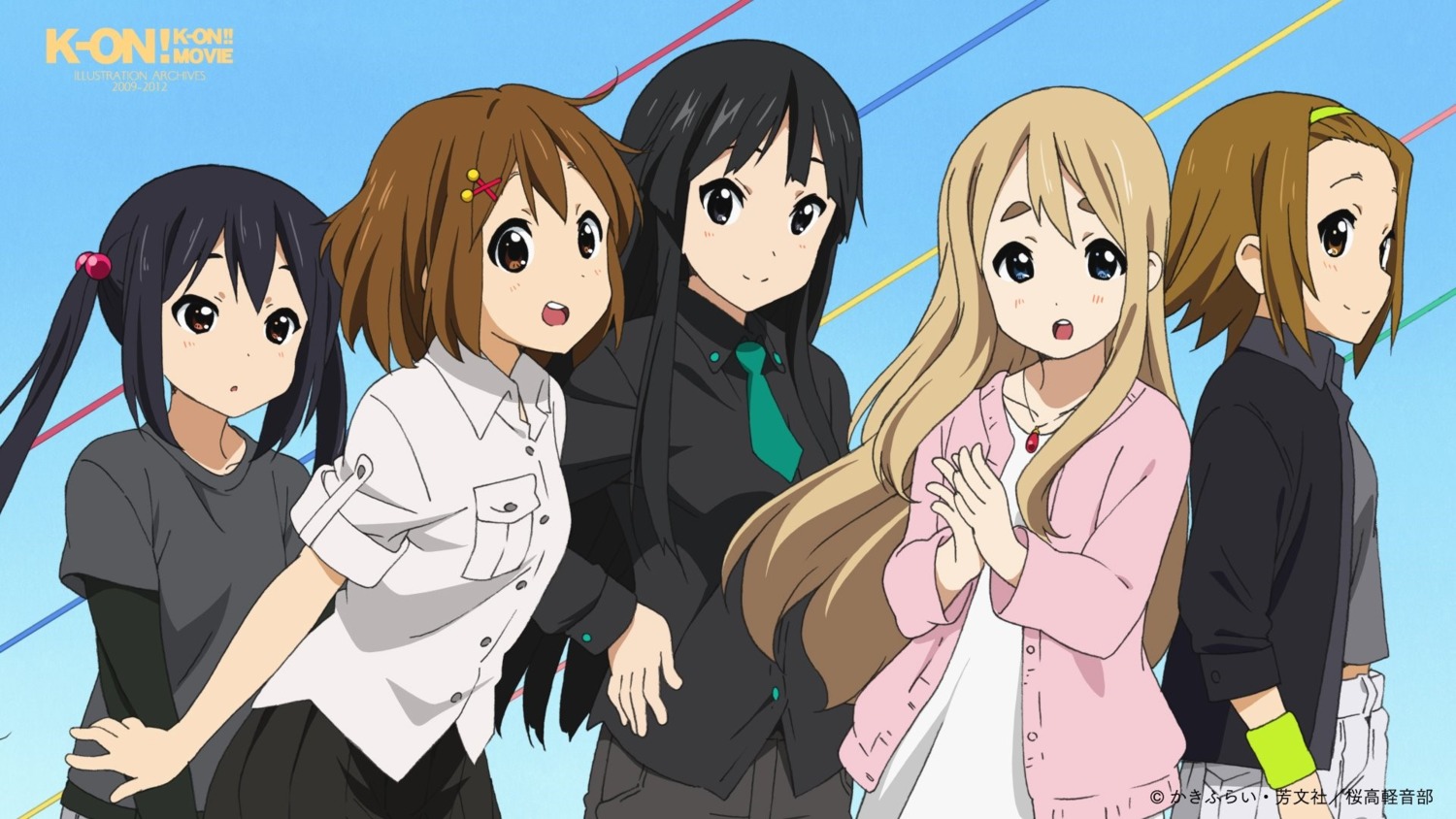 akiyama_mio, hirasawa_yui, k-on!, kotobuki_tsumugi, makita_masaya, nakano_azusa, tainaka_ritsu, wallpaper