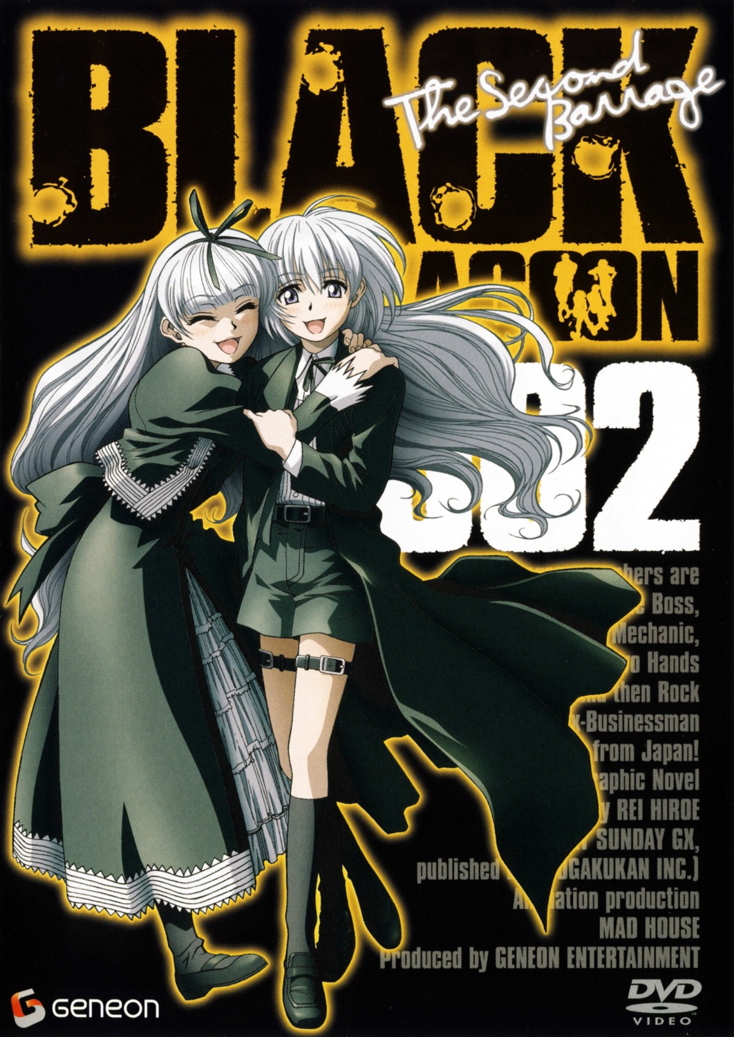 black_lagoon, disc_cover, dress, garter, gothic_lolita, gretel_(black_lagoon), hansel_(black_lagoon), lolita_fashion