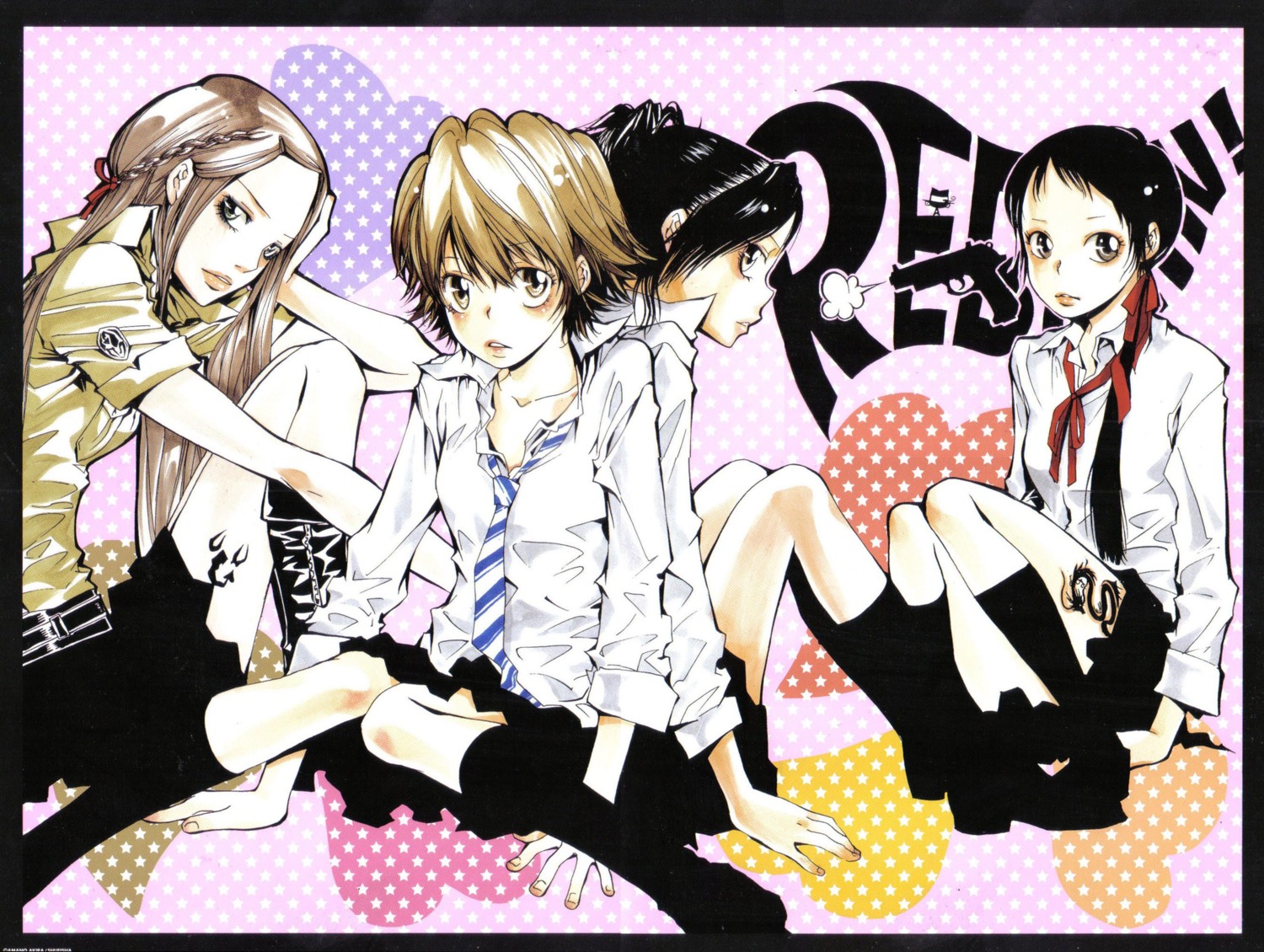 amano_akira, bianchi, i-pin, katekyo_hitman_reborn!, miura_haru, sasagawa_kyoko, screening