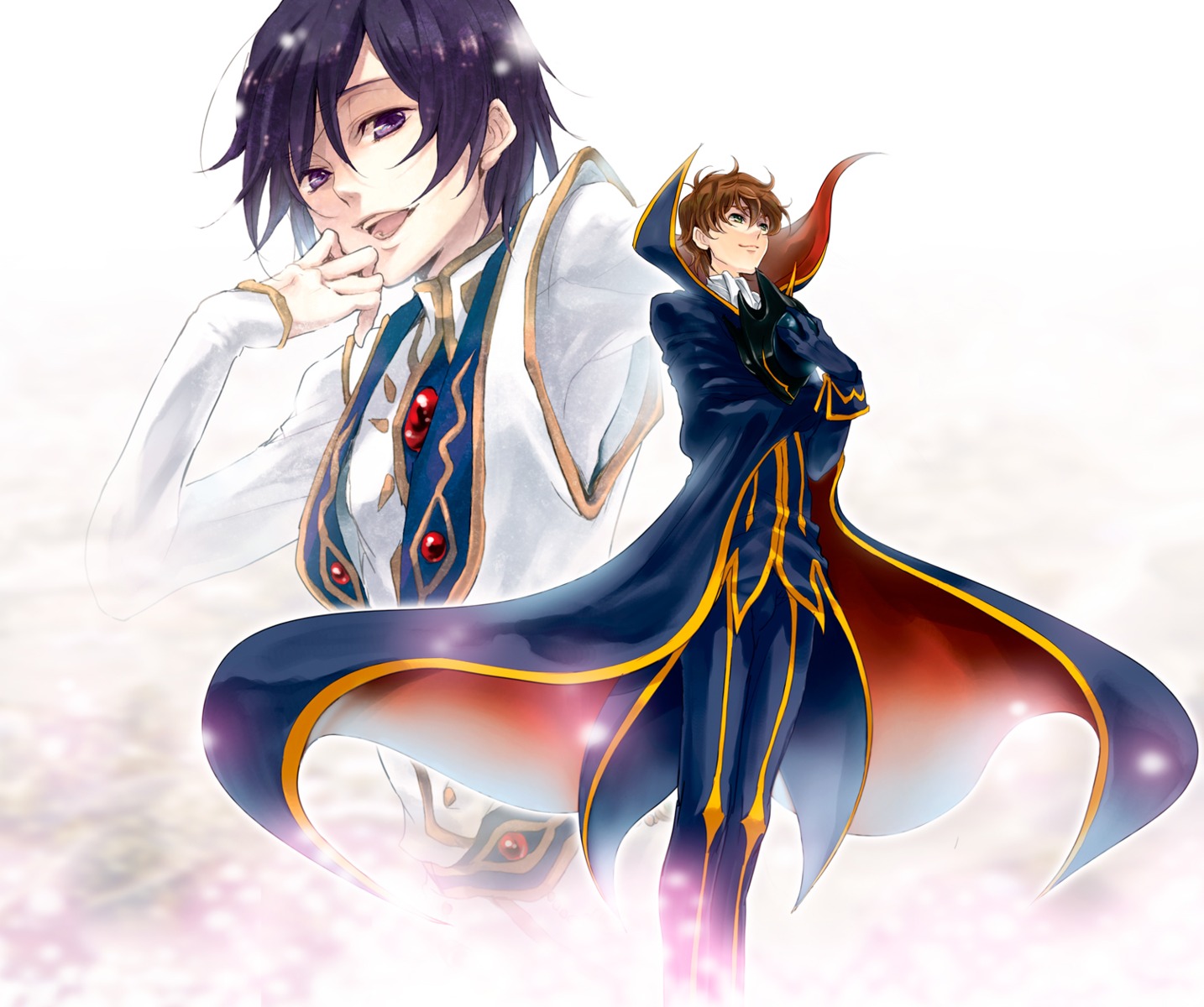 code_geass, kururugi_suzaku, lelouch_lamperouge, male, saburou