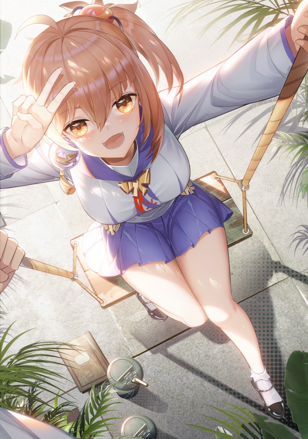genshin_impact, jinjide_shaonian, seifuku, yoimiya