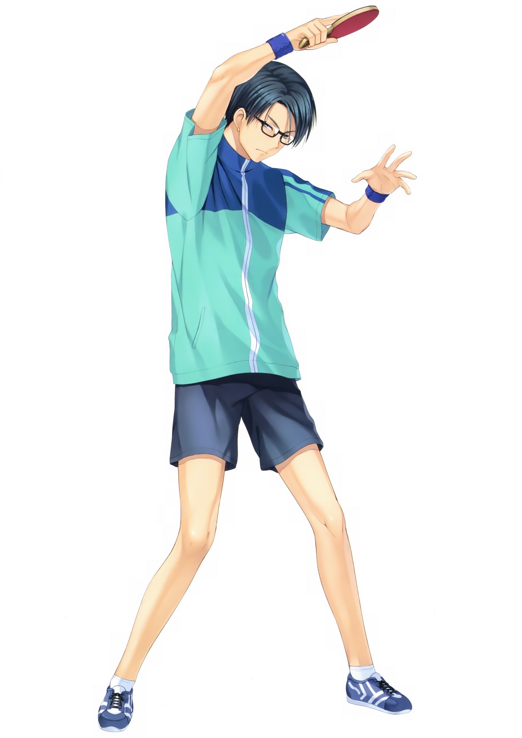 gym_uniform, kanou_tenzen, key, male, megane, na-ga, summer_pockets, summer_pockets_reflection_blue