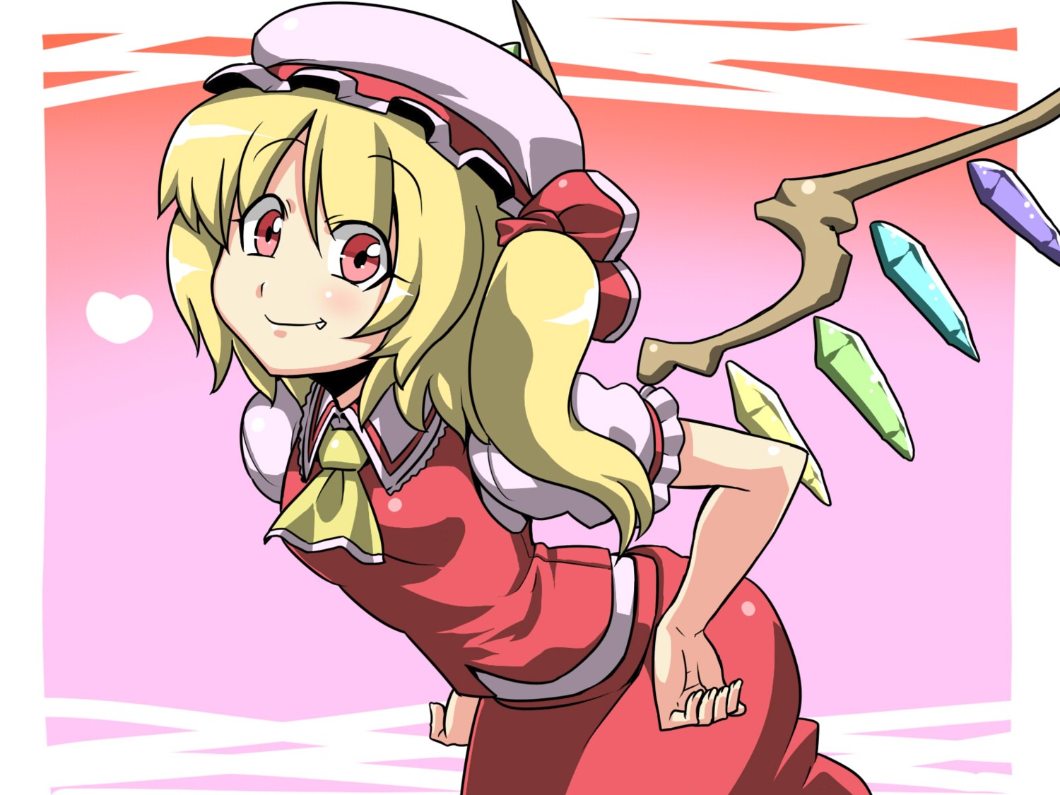 flandre_scarlet, touhou, tsuki_wani, wallpaper