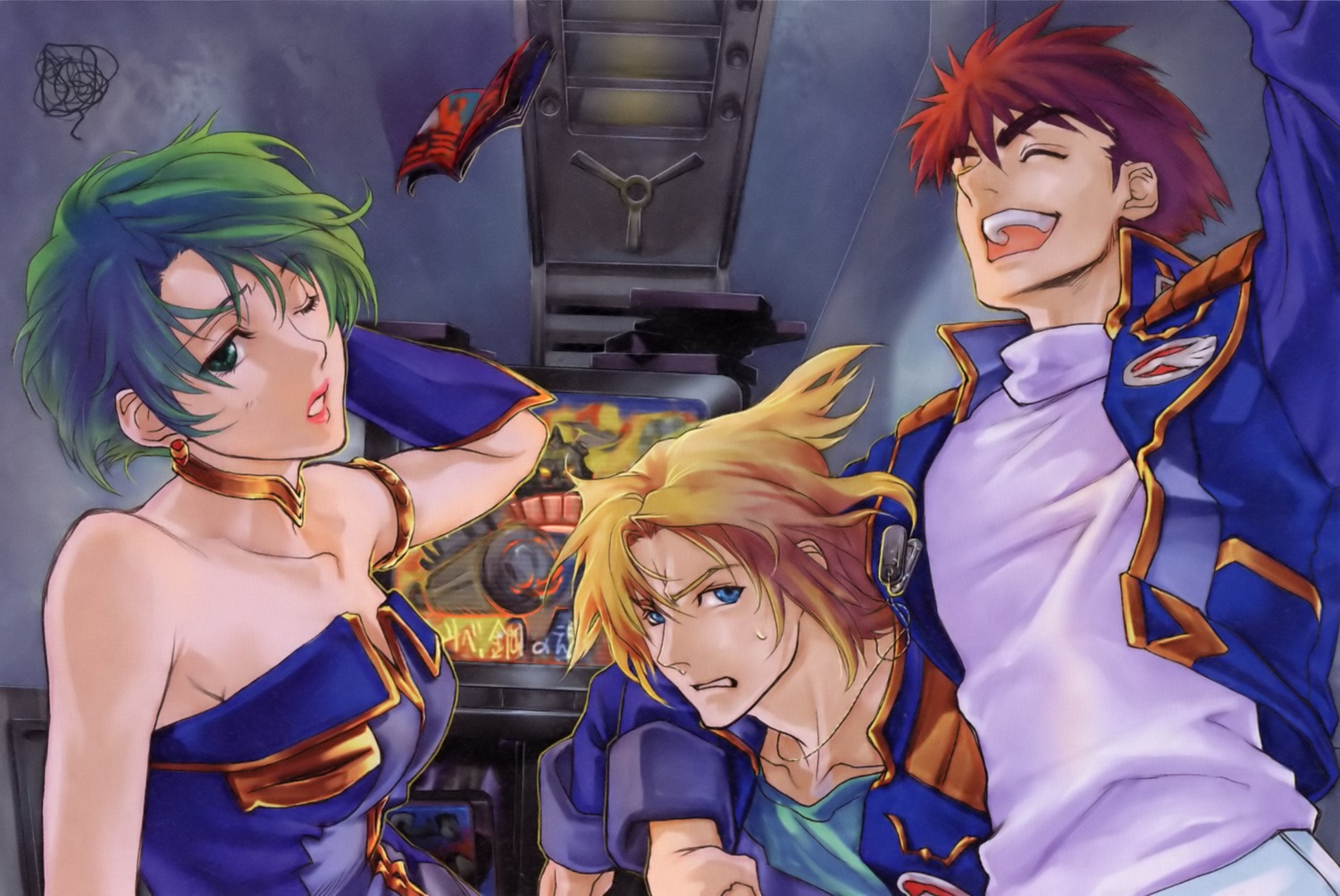 aya_kobayashi, ichimura_yuu, raidiese_f_branstein, ryuusei_date, super_robot_wars