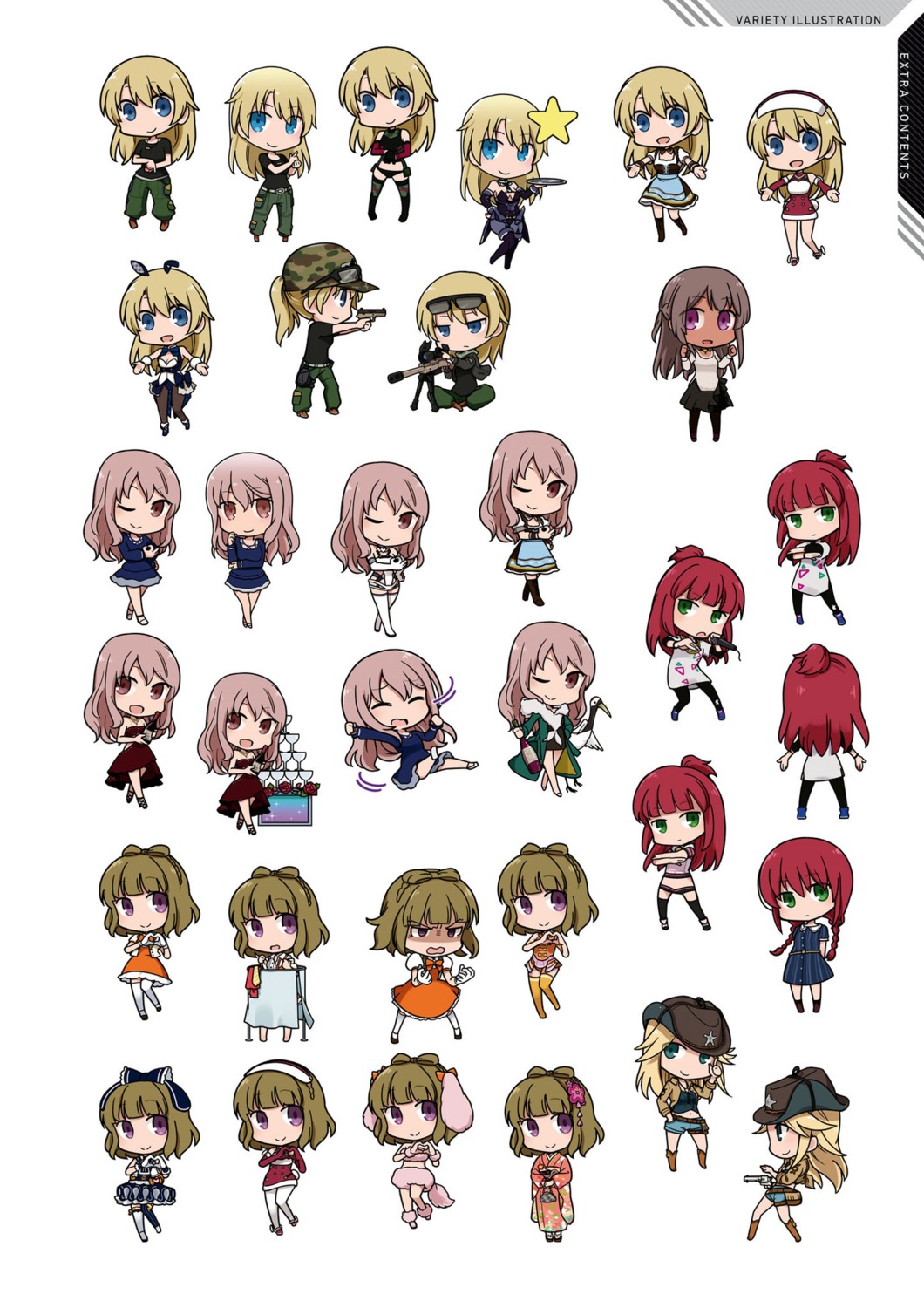 alice_gear_aegis, fatima_betrorum, fujino_yayoi, shimoochiai_touka, shirley_oakley, virginia_glynnberets, yotsuya_yumi