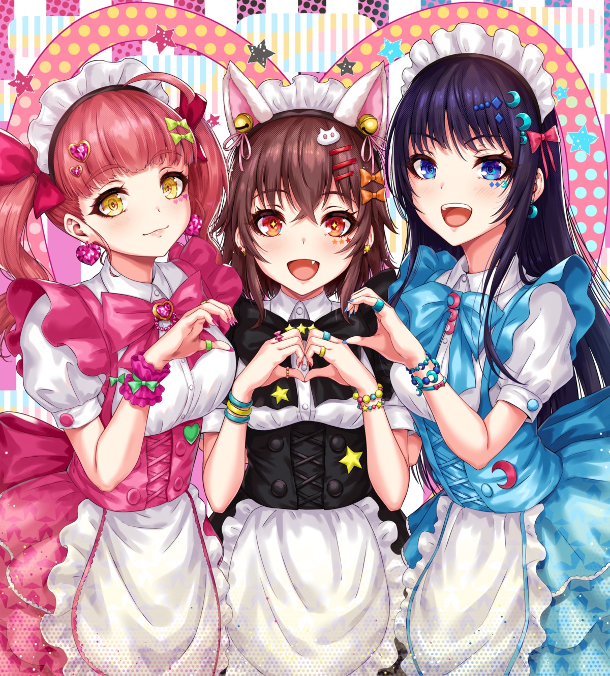 animal_ears, maid, nekomimi, sakiyamama, tattoo