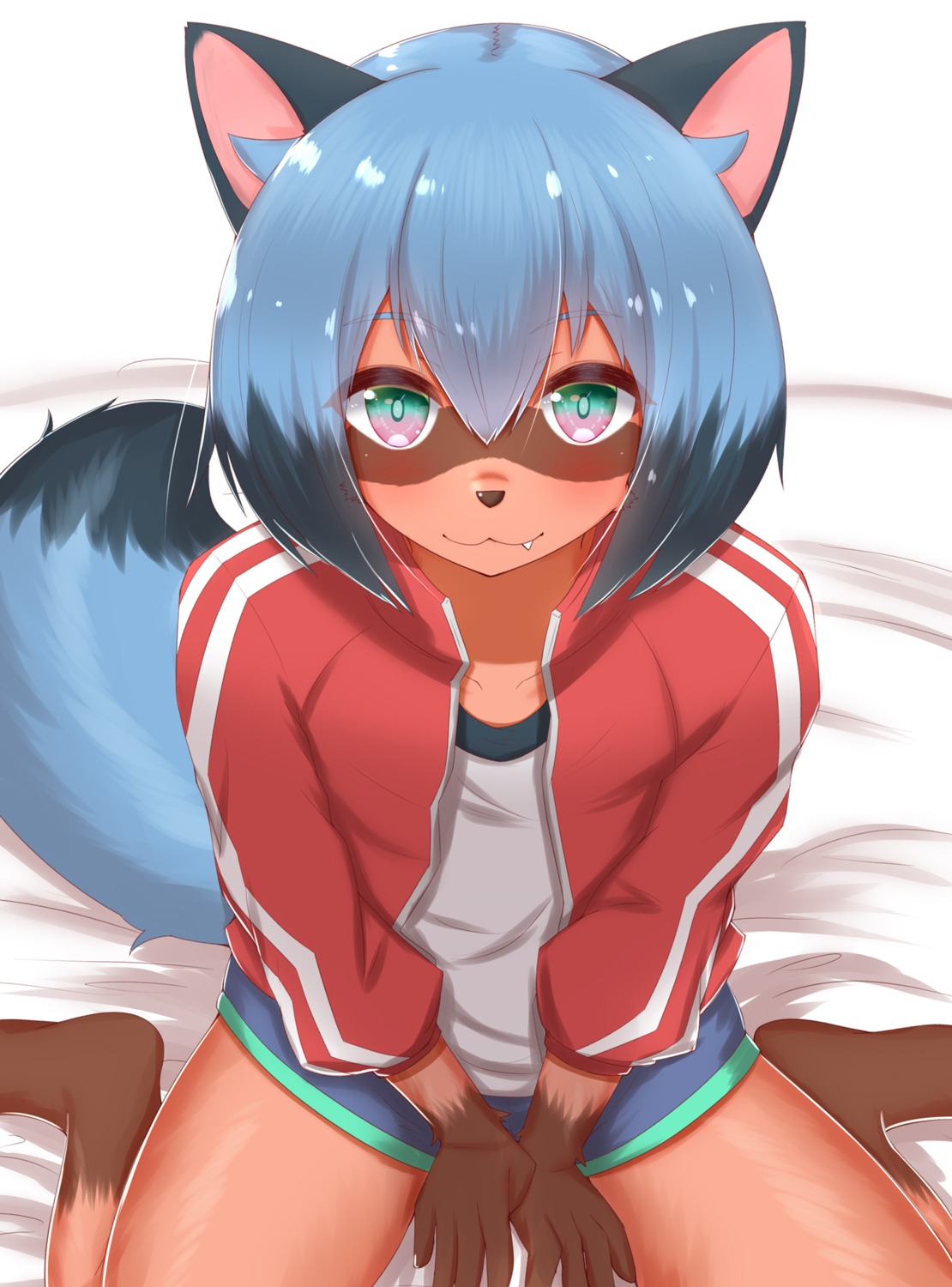 animal_ears, brand_new_animal, gym_uniform, horokusa, kagemori_michiru, monster_girl, tail