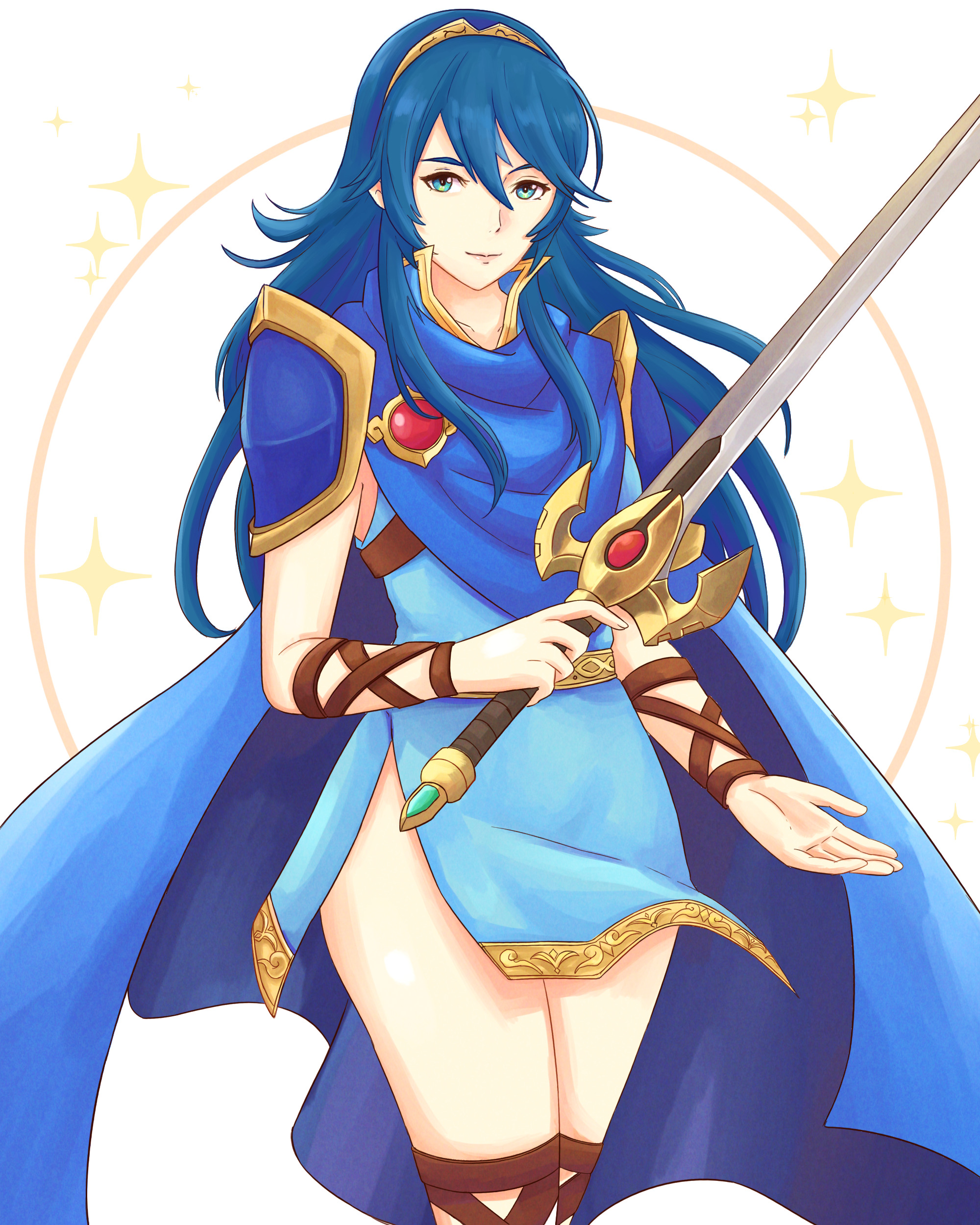 armor, cosplay, dress, fire_emblem, fire_emblem_kakusei, lucina_(fire_emblem), marth_(fire_emblem), skirt_lift