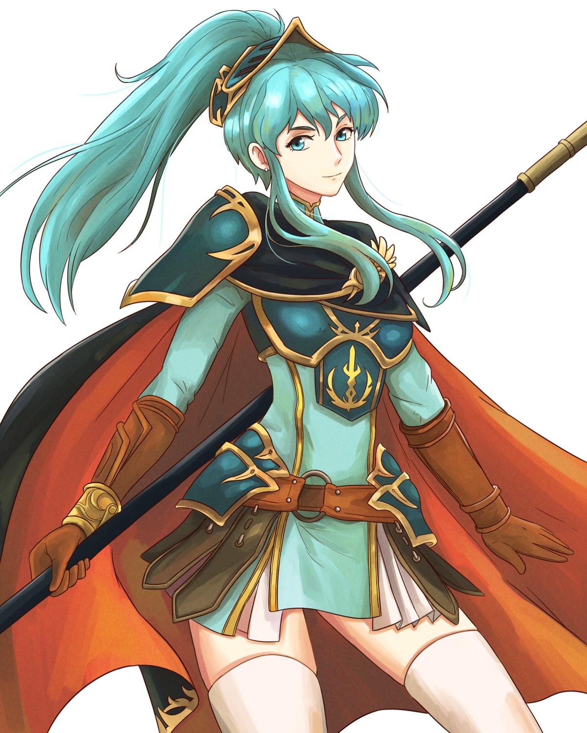 armor, eirika, fire_emblem, fire_emblem:_seima_no_kouseki, thighhighs, truejekart, weapon
