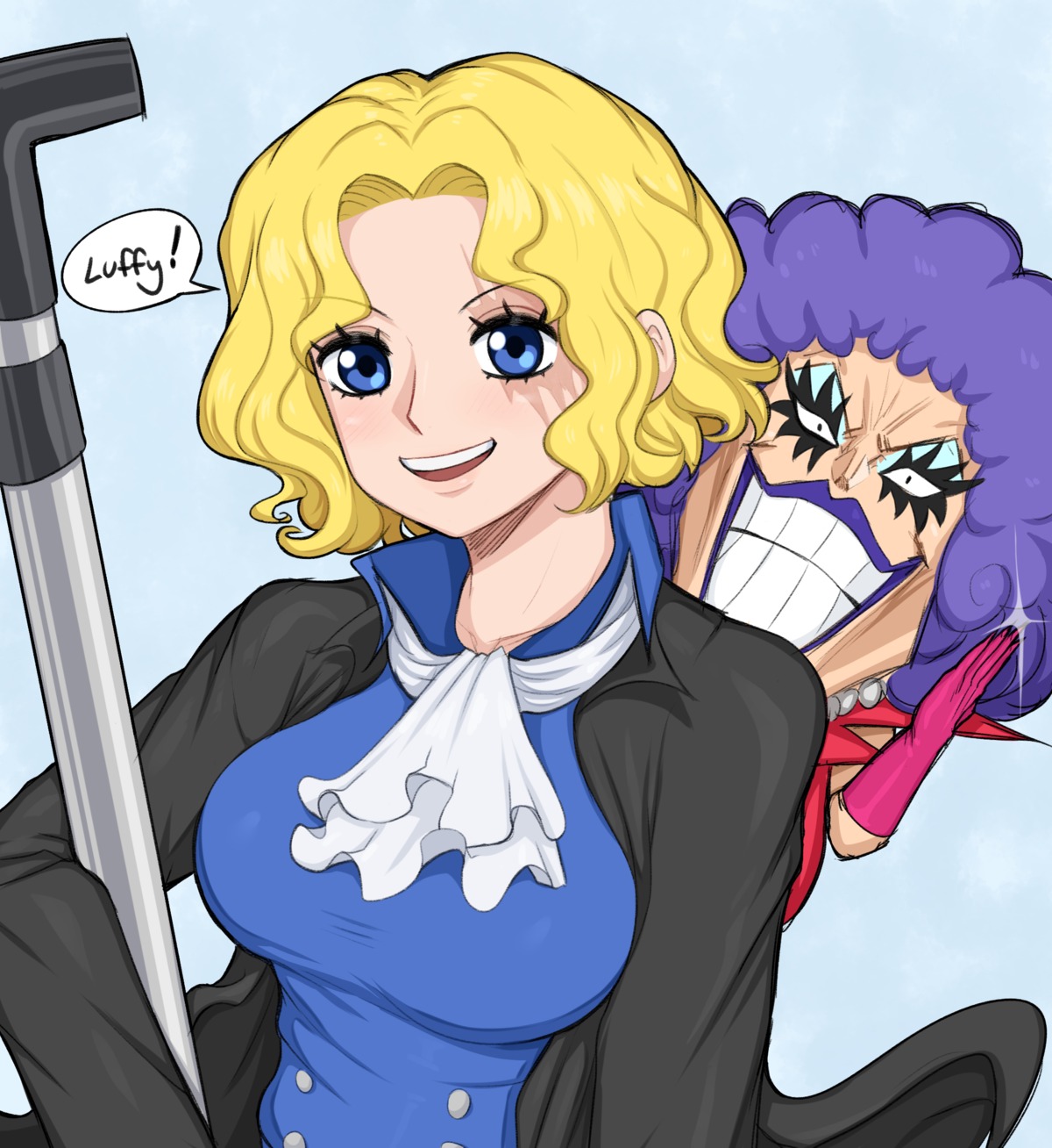 afrobull, emporio_ivankov, one_piece, sabo_(one_piece)