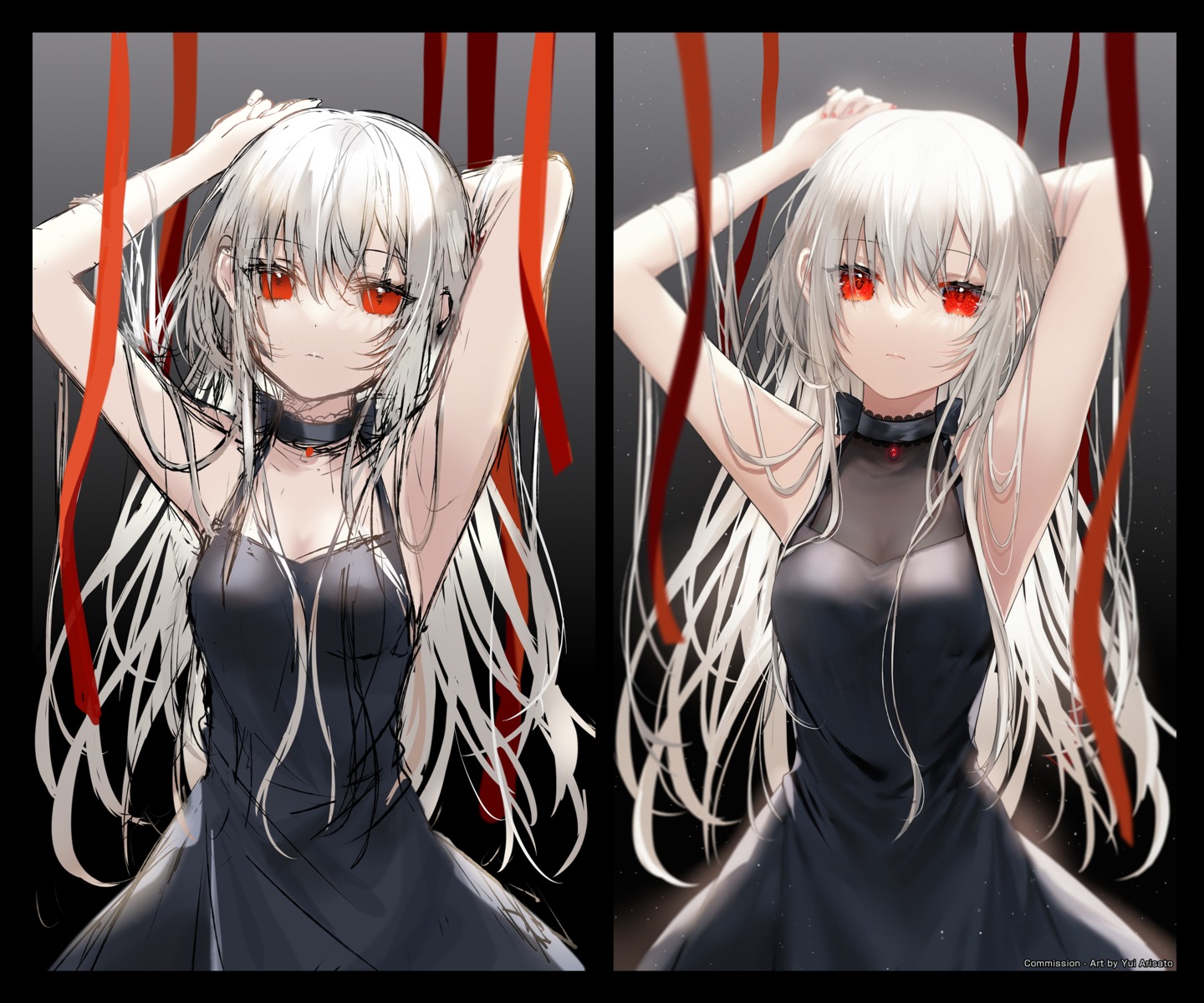 dress, see_through, sketch, yui_(kawalcjil4)
