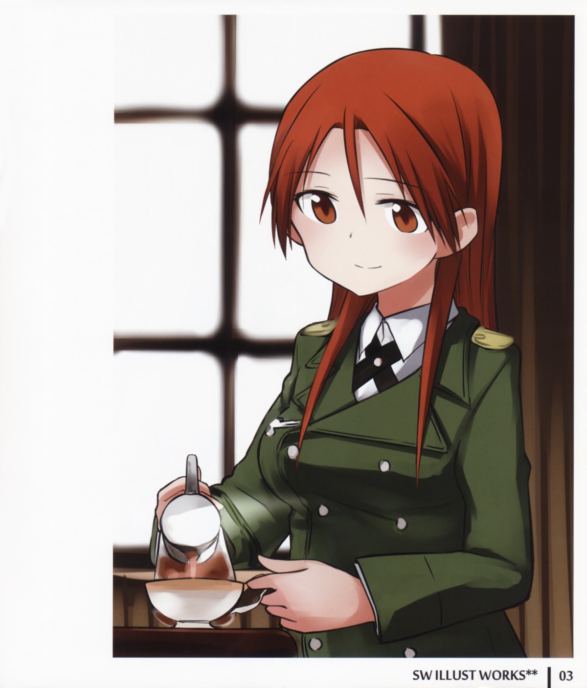 minna-dietlinde_wilcke, strike_witches, tsuchii_(ramakifrau), uniform