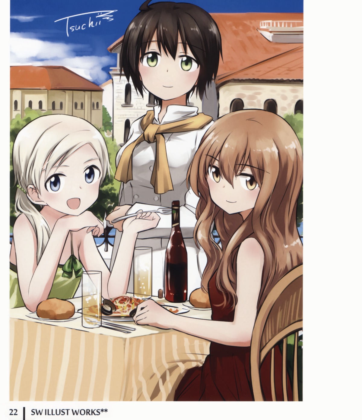 fernandia_malvezzi, luciana_mazzei, martina_crespi, strike_witches, tsuchii_(ramakifrau)