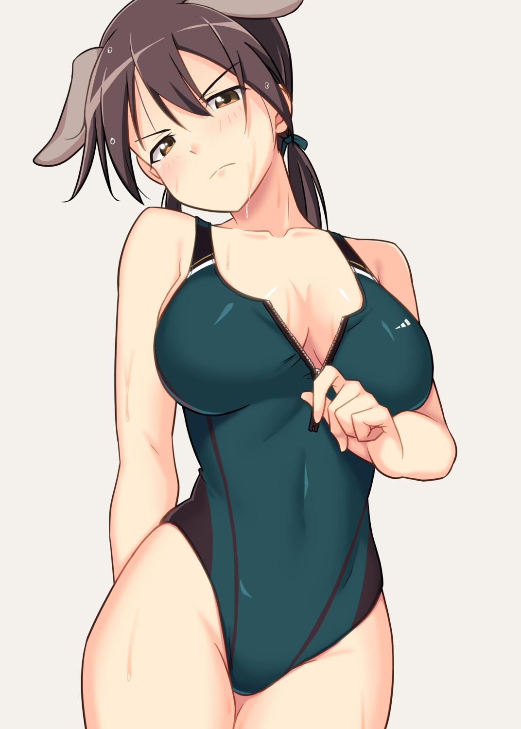 animal_ears, gertrud_barkhorn, inumimi, strike_witches, strike_witches:_operation_victory_arrow, strike_witches_2, strike_witches_gekijouban, swimsuits