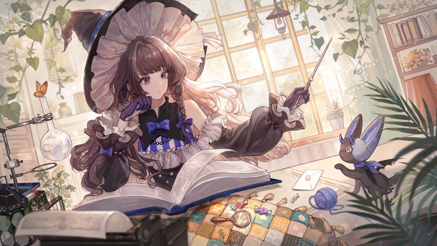 senryoko, weapon, witch